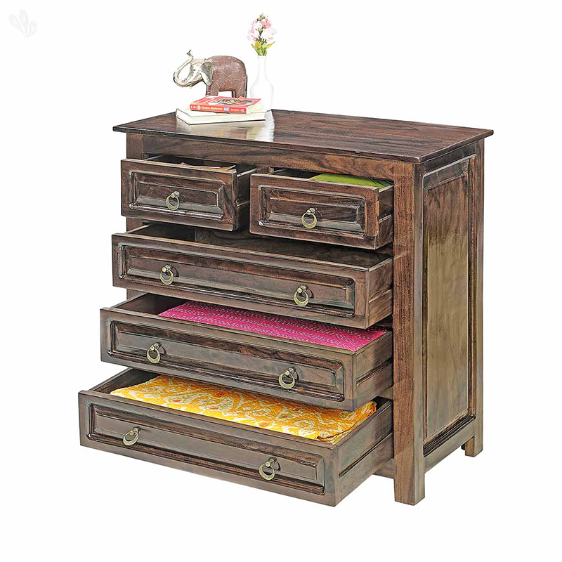 Pannel Wooden Drawer Chest - Best Hardwood Furniture Shopping Online