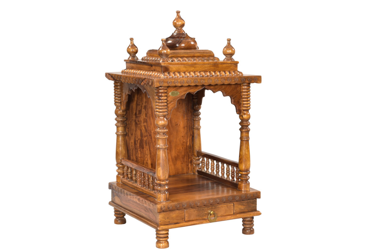 Wall Hanging Pooja Stand - Wooden Furniture Buy Online | Discount upto 45%