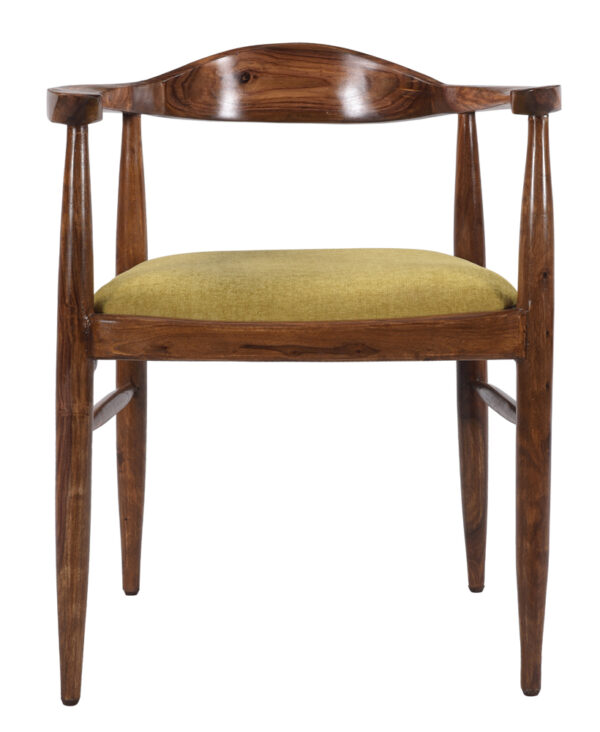 Wooden Fab Round Back Dining Chair | Get upto 35% discount on sheesham