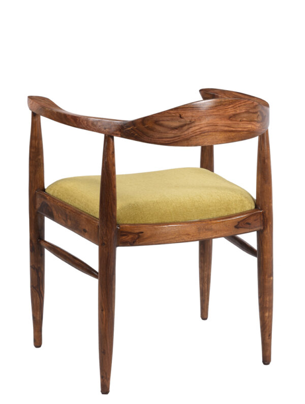 Wooden Fab Round Back Dining Chair | Get upto 35% discount on sheesham